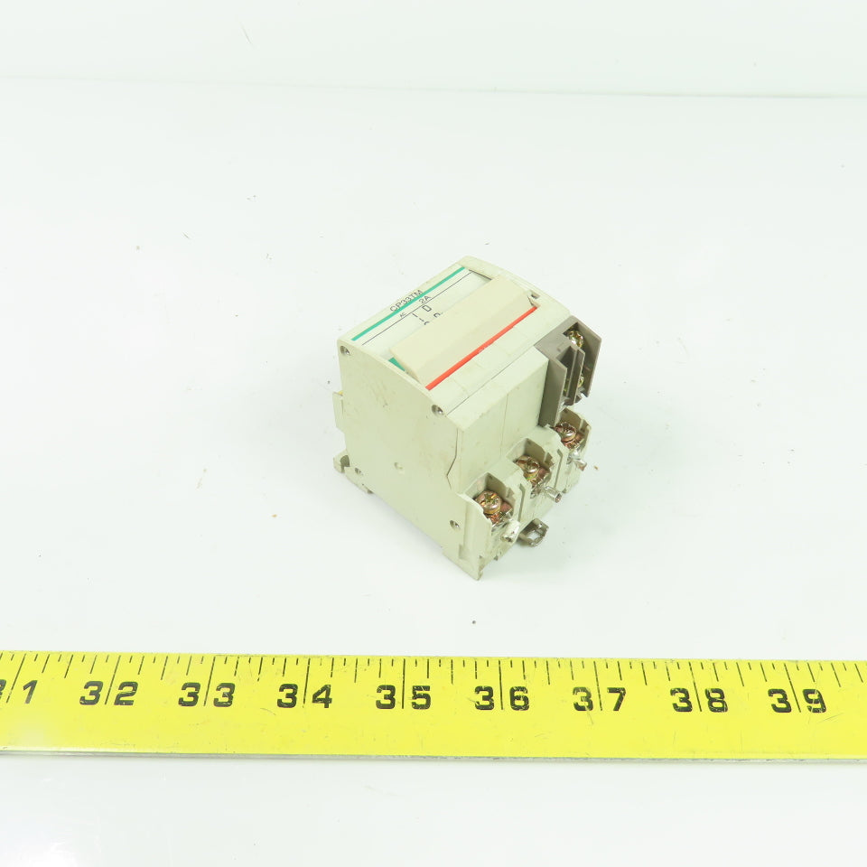 Fuji Electric CP33T-M002 CP33TM/2W 3-Pole Circuit Protector 2A 240VAC