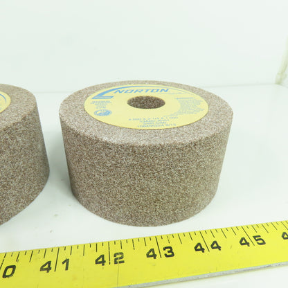 Norton 53A60-J8VH Cup Grinding Wheels 4.5" x 2-1/4" x 1" 60 Grit Lot of 4