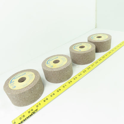 Norton 53A60-J8VH Cup Grinding Wheels 4.5" x 2-1/4" x 1" 60 Grit Lot of 4