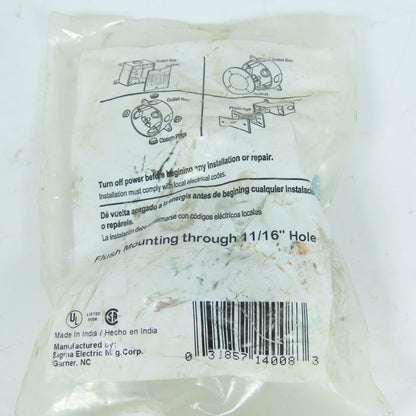 Sigma Electric 14008 Photoelectric Switch Flush Mount 120V 1500W