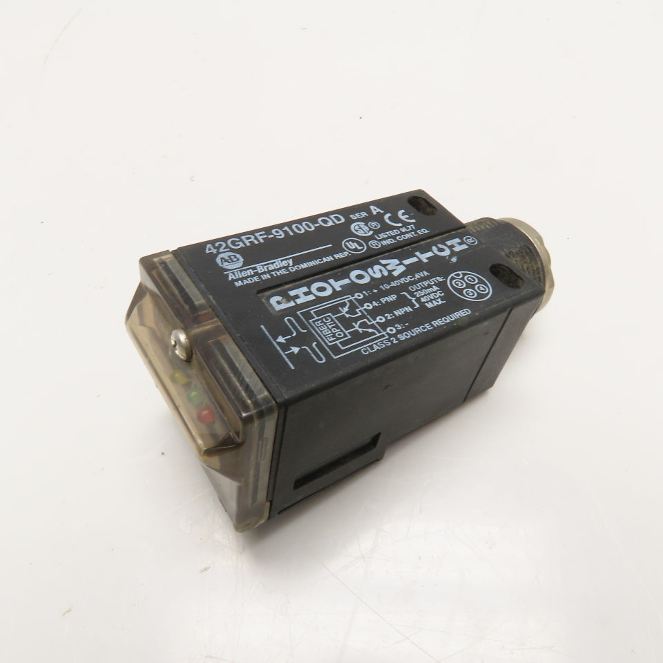 Allen Bradley 42GRF-9100-QD Fiber Optic Photoelectric Sensor Switch 10-40VDC