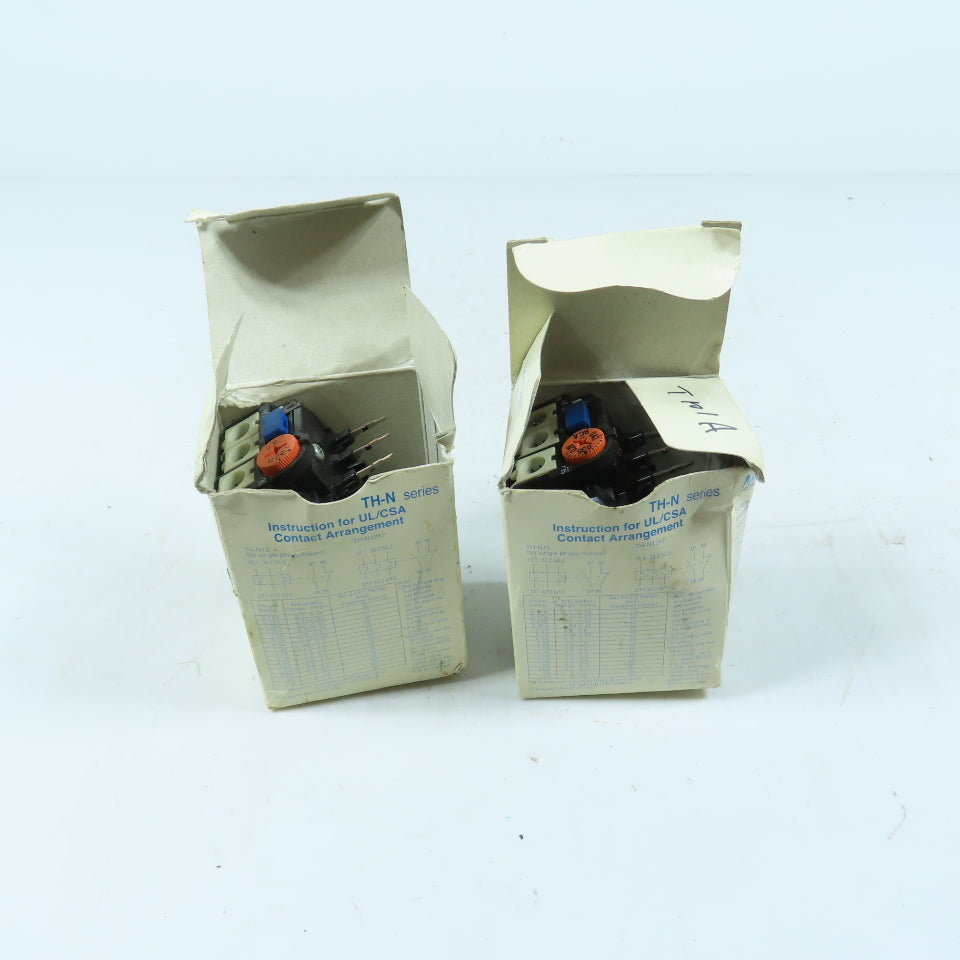 Mitsubishi TH-N12CXKP Thermal Overload Relays TH-N12 Series Lot Of 2