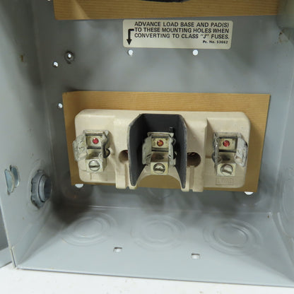 Siemens F351 30A 3-Pole Fusible Safety Disconnect Switch 600V