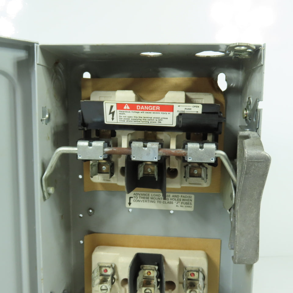 Siemens F351 30A 3-Pole Fusible Safety Disconnect Switch 600V