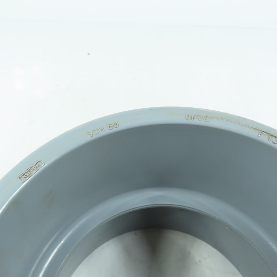 Spears 829-060C 6" x 6" CPVC Coupling Schedule 80 Gray Pipe Fitting Slip x Slip