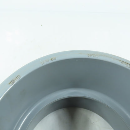 Spears 829-060C 6" x 6" CPVC Coupling Schedule 80 Gray Pipe Fitting Slip x Slip