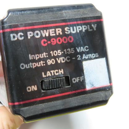 Electroid Company C-9000 105-135VAC Plug In DC Power Supply 90VDC Output