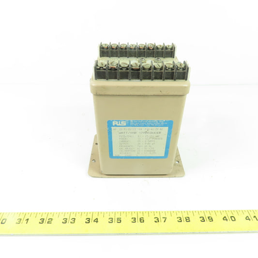 RIS WV 20-P1-E0-C5 -XA -F60-W1-Z0-A2 Watt/VAR Transducer