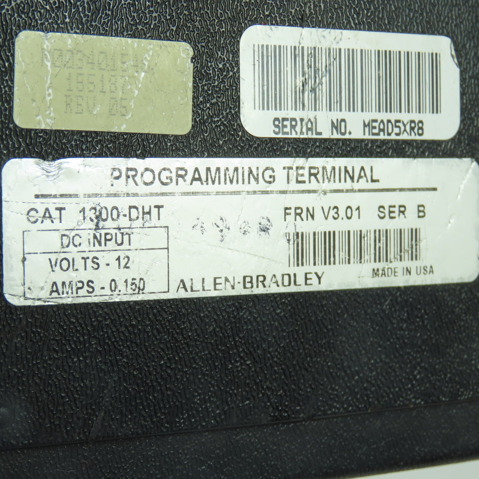 Allen-Bradley 1300-DHT Programming Terminal Ser B FRN V3.01 12VDC