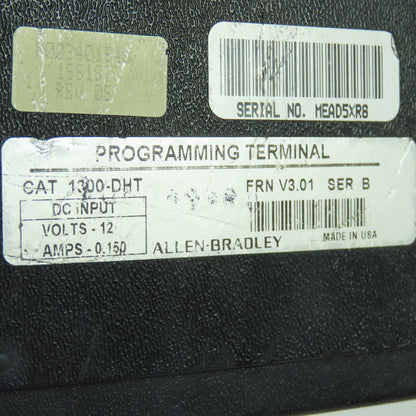 Allen-Bradley 1300-DHT Programming Terminal Ser B FRN V3.01 12VDC