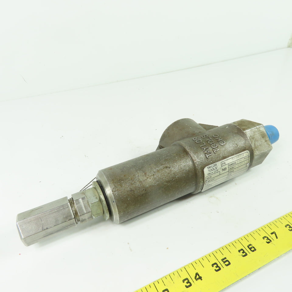 Taylor Tools 82-105151 1/2" S.S. Relief Valve 25 GPM 21 PSI T-8200-1