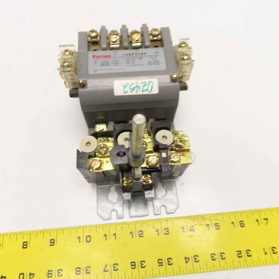 Furnas 14DP32A Size 1 Contactor Motor Starter 600V 10Hp 600VAC 110V Coil