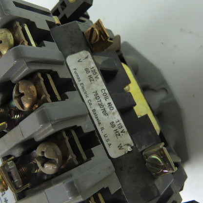 Furnas 14DP32A* Size 1 27A 3Ph Motor Starter Contactor 600VAC 110/120V Coil