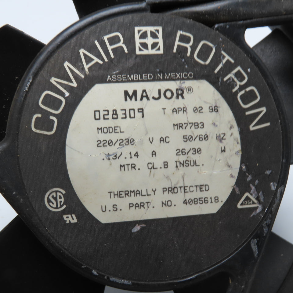 Comair Rotron 028309 MR77B3 Tube Axial Cooling Fan 220/230VAC