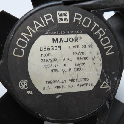 Comair Rotron 028309 MR77B3 Tube Axial Cooling Fan 220/230VAC