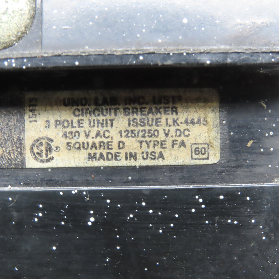 Square D LK-4445 20A 480V Type FA Molded Case Circuit Breaker