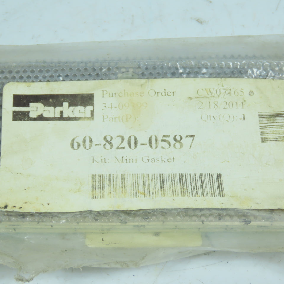 Parker 60-820-0587 Mini Gasket Kit with Screen Insert Pneumatic Valve Seal