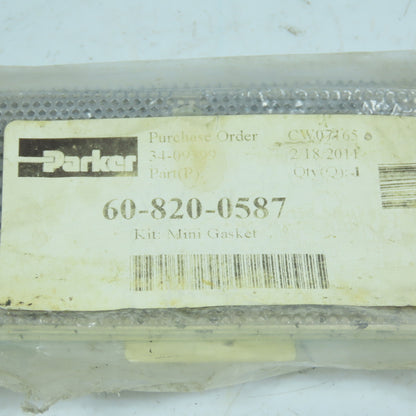 Parker 60-820-0587 Mini Gasket Kit with Screen Insert Pneumatic Valve Seal
