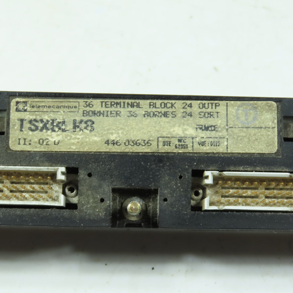 Telemecanique TSXBLK8 36-Point Terminal Block 24 Output for TSX Series