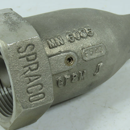 Lechler MN 6035 459.475.17.BZ Spraco Axial Full Cone Spray Nozzle 316 Stainless