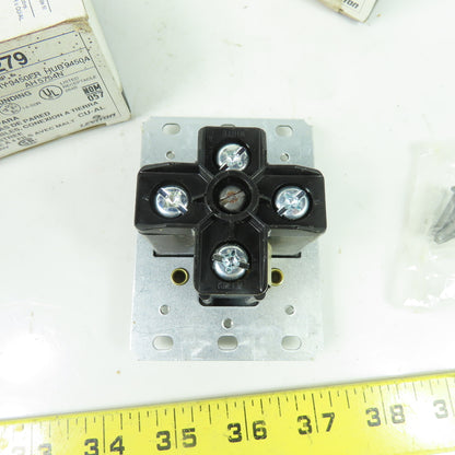 Leviton 279 50A 125/250V 3-Pole 4-Wire Grounding Power Outlets Lot of 2