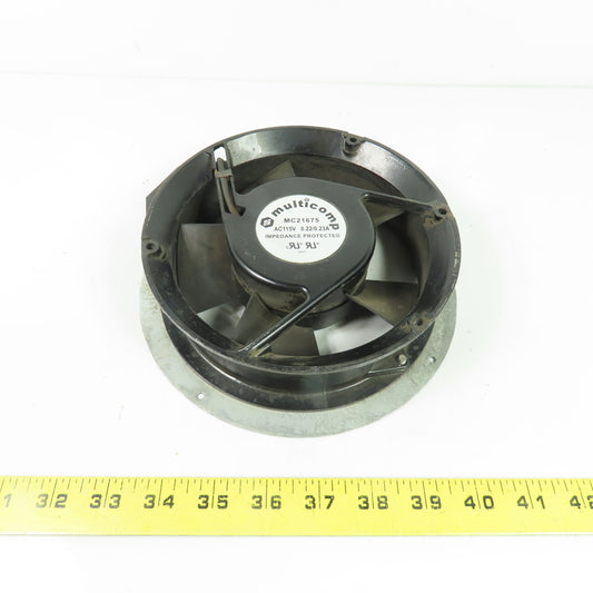 Multicomp MC21675 AC Axial Fan 115V 0.22/0.23A Impedance Protected