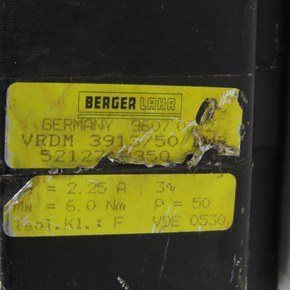 Berger Lahr 52127 4350 VRDM 3913/50 LWB 3-Phase Stepper Motor 6Nm 2.25A IP50
