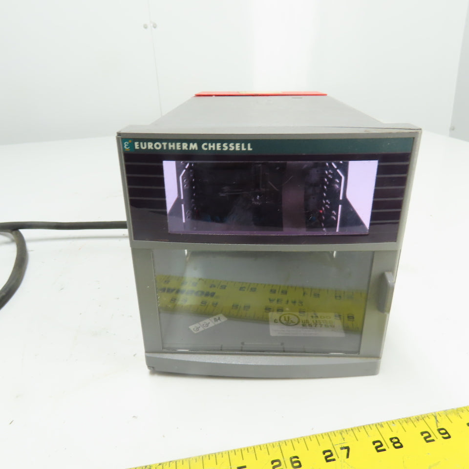 Eurotherm Chessell 763RNA Strip Chart Recorder 115V 50-60Hz 56VA Panel Mount