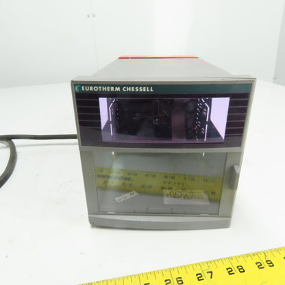 Eurotherm Chessell 763RNA Strip Chart Recorder 115V 50-60Hz 56VA Panel Mount