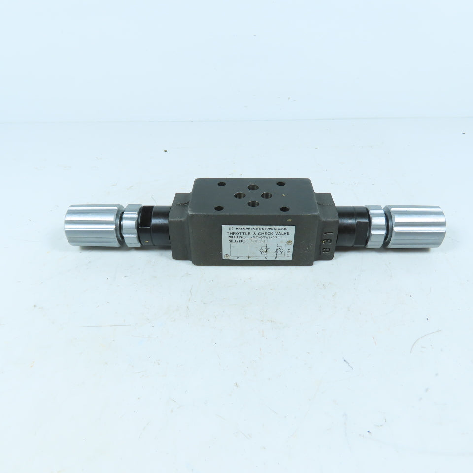 Daikin MT-02Wi-50 Hydraulic Throttle & Check Valve Modular Stack 02 Series 25MPa