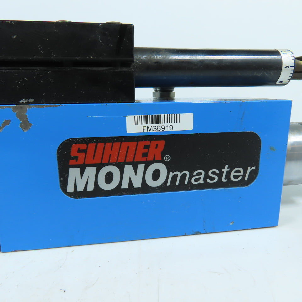 Suhner MONOmaster Pneumatic Drilling Unit Quill Feed Spindle Head