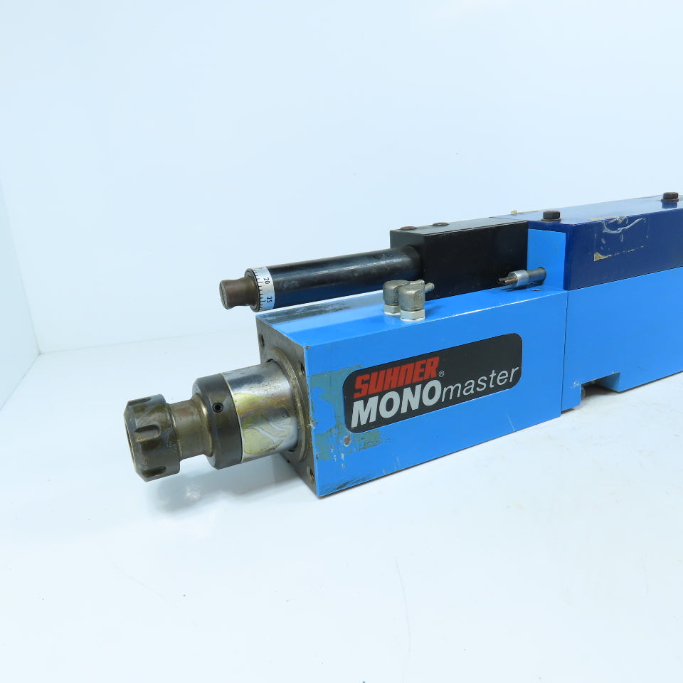 Suhner MONOmaster Pneumatic Drilling Unit Quill Feed Spindle Head