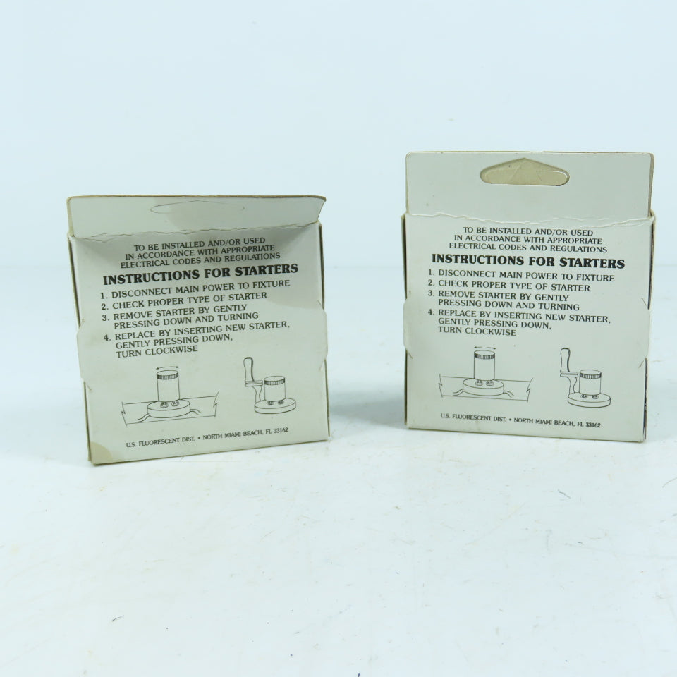 U.S. Fluorescent FS 12 Fluorescent Light Starter FS-12 32W Circleline Lot/4