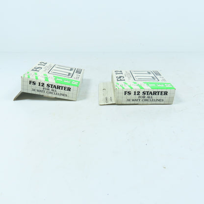 U.S. Fluorescent FS 12 Fluorescent Light Starter FS-12 32W Circleline Lot/4