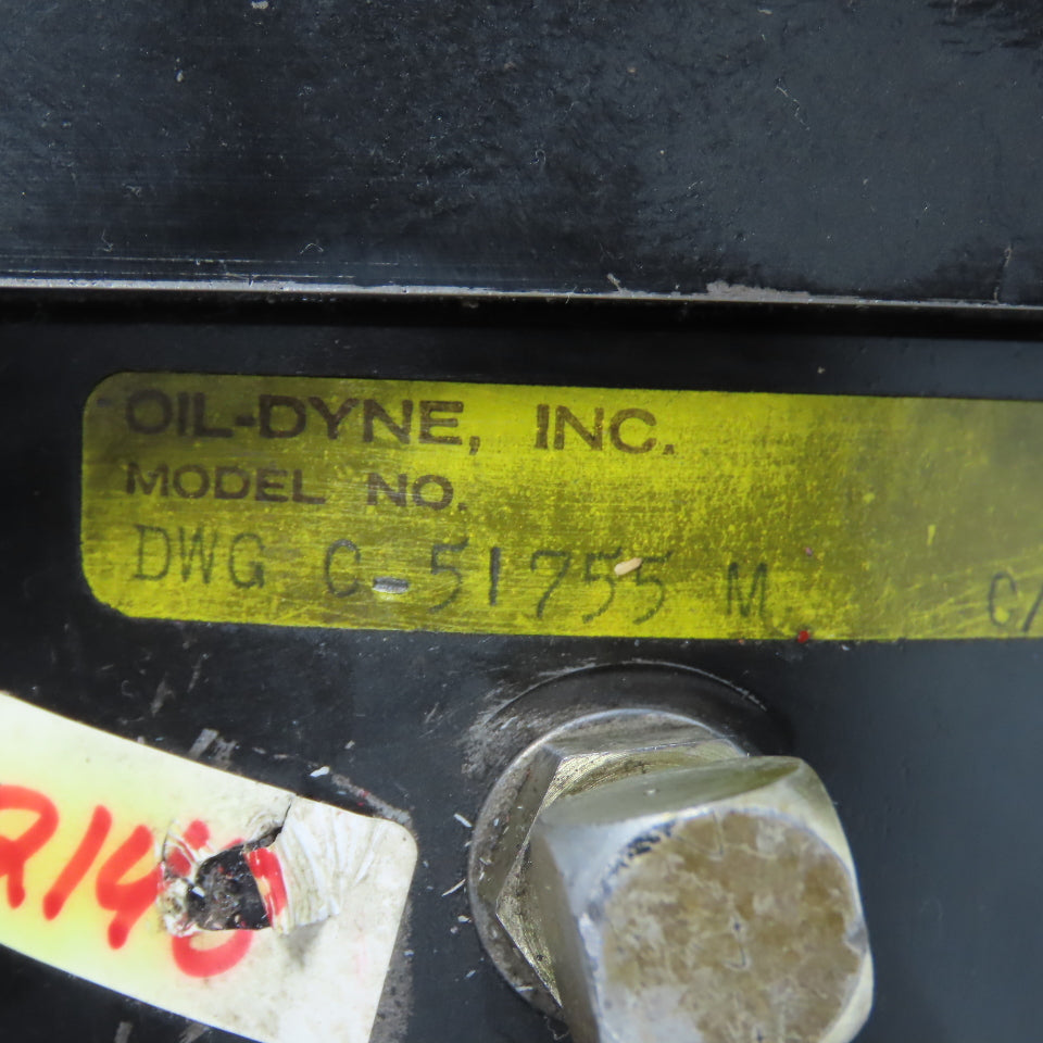 Oil-Dyne C-51755 Hydraulic Power Unit Component