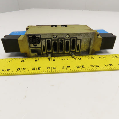 Ross W6577A3401 5/3 Position Closed Center Pneumatic Solenoid Valve 24VDC Coil