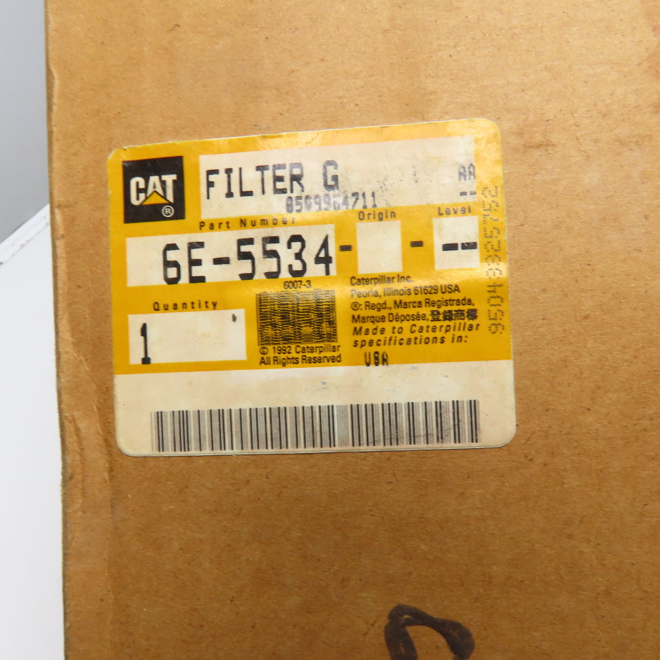 Cat 6E5534 Hydraulic Spin On Filter Cap & 4T-6788 Filter