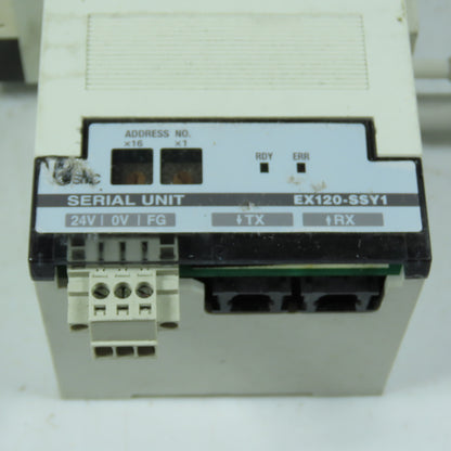 SMC VQ1201RY-5 EX120-SSY1 Solenoid Valve Manifold 8-Station 24VDC Serial Unit