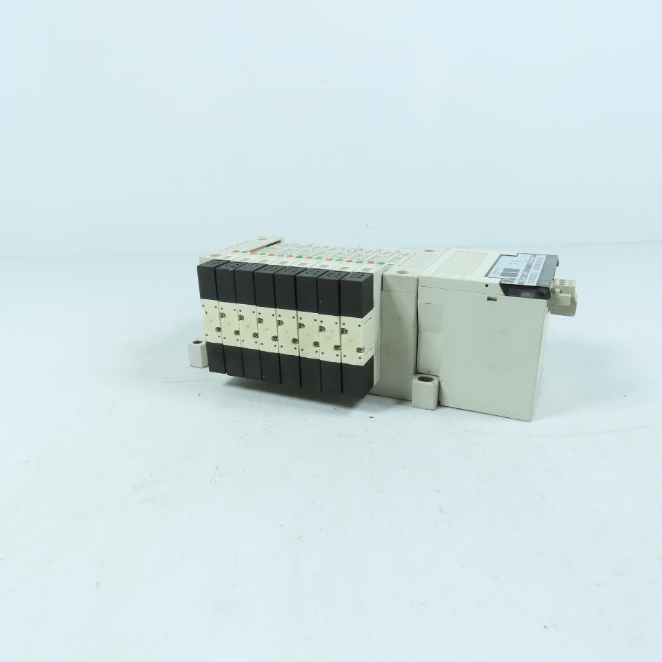 SMC VQ1201RY-5 EX120-SSY1 Solenoid Valve Manifold 8-Station 24VDC Serial Unit