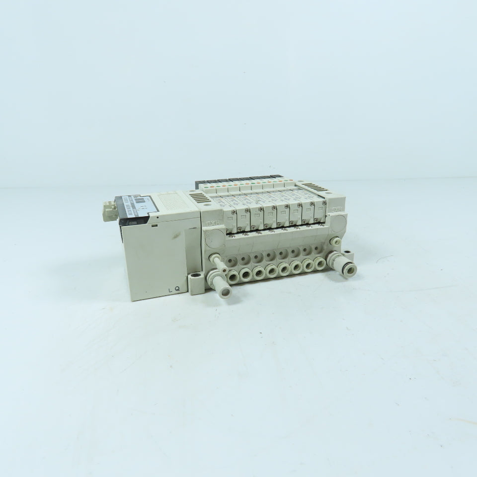 SMC VQ1201RY-5 EX120-SSY1 Solenoid Valve Manifold 8-Station 24VDC Serial Unit
