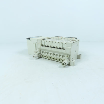 SMC VQ1201RY-5 EX120-SSY1 Solenoid Valve Manifold 8-Station 24VDC Serial Unit