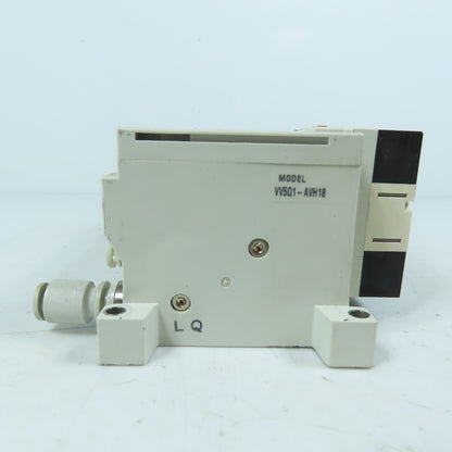 SMC VQ1201RY-5 EX120-SSY1 Solenoid Valve Manifold 8-Station 24VDC Serial Unit