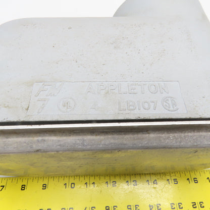 Appleton LB107 4" Threaded Hub LB Conduit Body With Lid