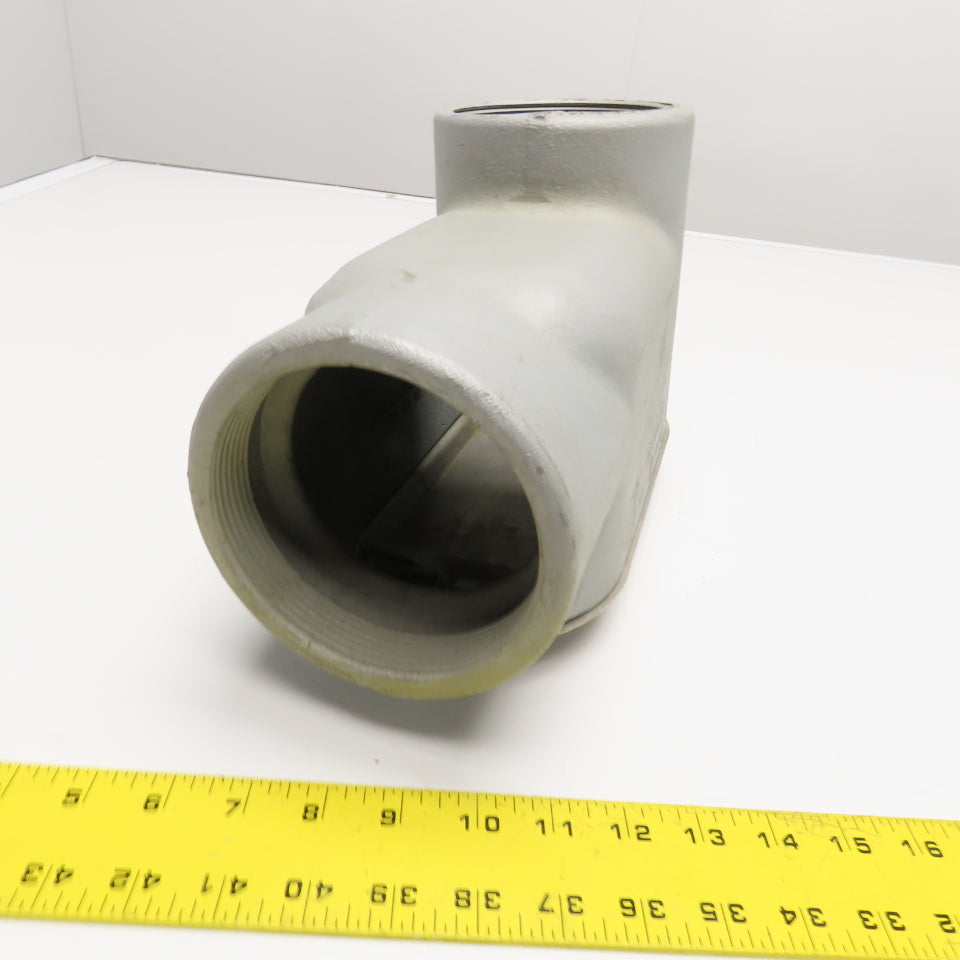 Appleton LB107 4" Threaded Hub LB Conduit Body With Lid
