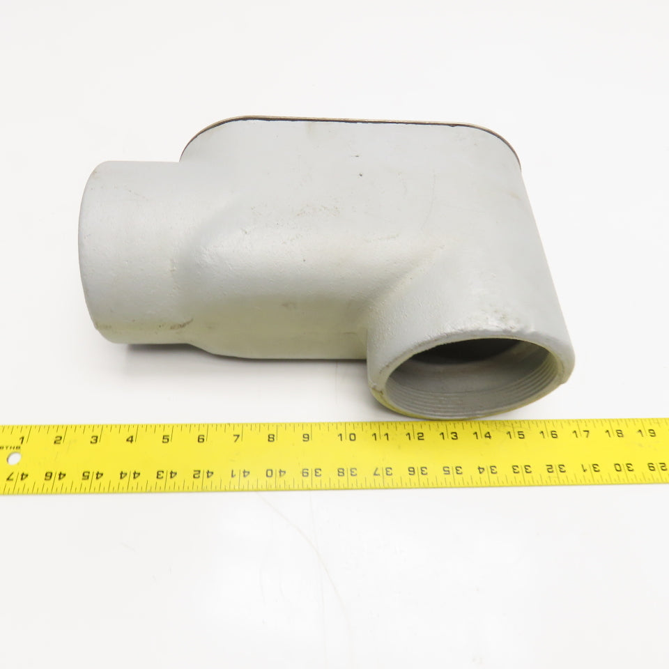 Appleton LB107 4" Threaded Hub LB Conduit Body With Lid