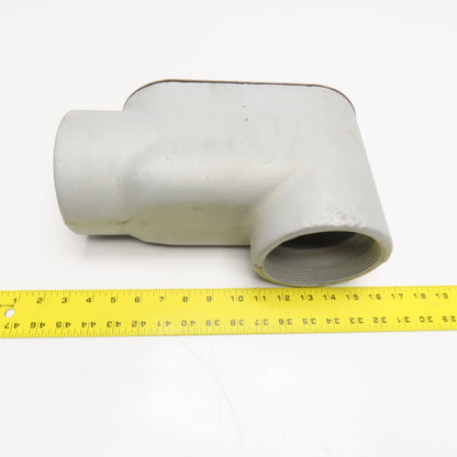 Appleton LB107 4" Threaded Hub LB Conduit Body With Lid