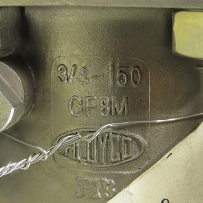 Aloyco 377 3/4" Class 150 Stainless Steel Flanged Swing Check Valve CF8M