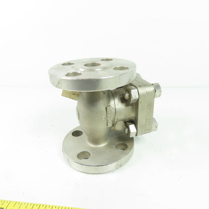 Aloyco 377 3/4" Class 150 Stainless Steel Flanged Swing Check Valve CF8M