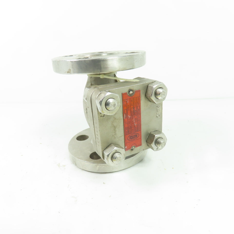 Aloyco 377 3/4" Class 150 Stainless Steel Flanged Swing Check Valve CF8M