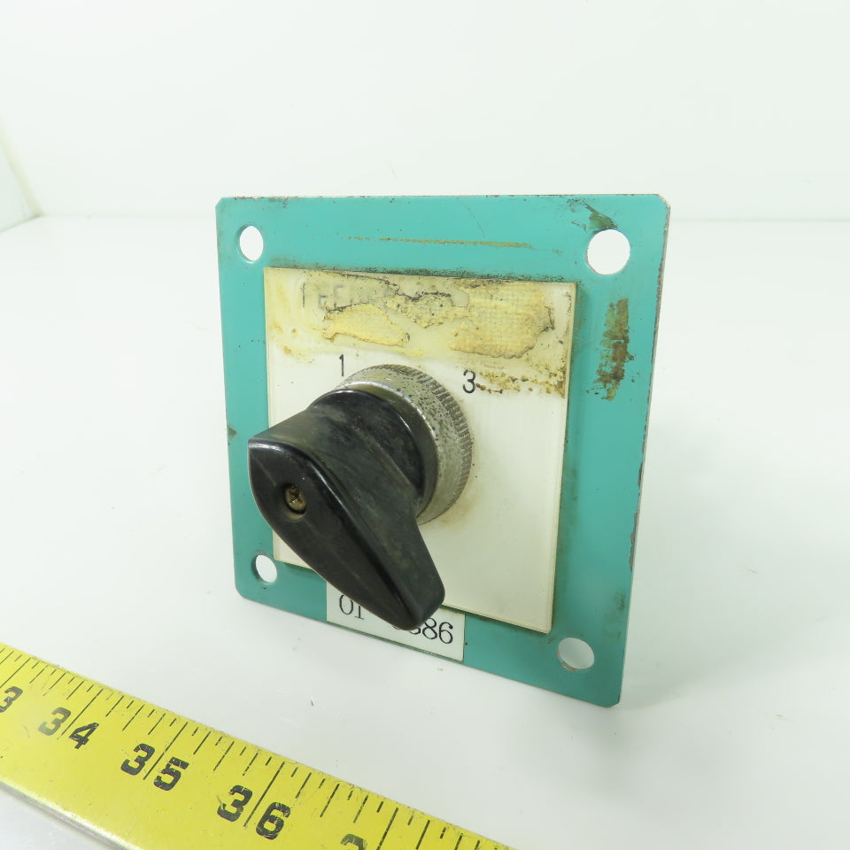 Fuji Electric F-1M3324HB Rotary Cam Switch W/ Mounting Plate